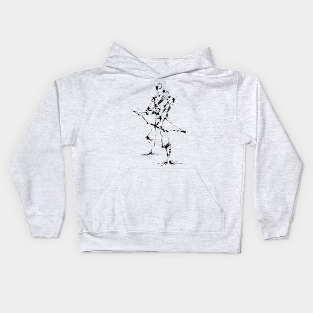 Splaaash Series - Archer Ink Kids Hoodie by Dagui